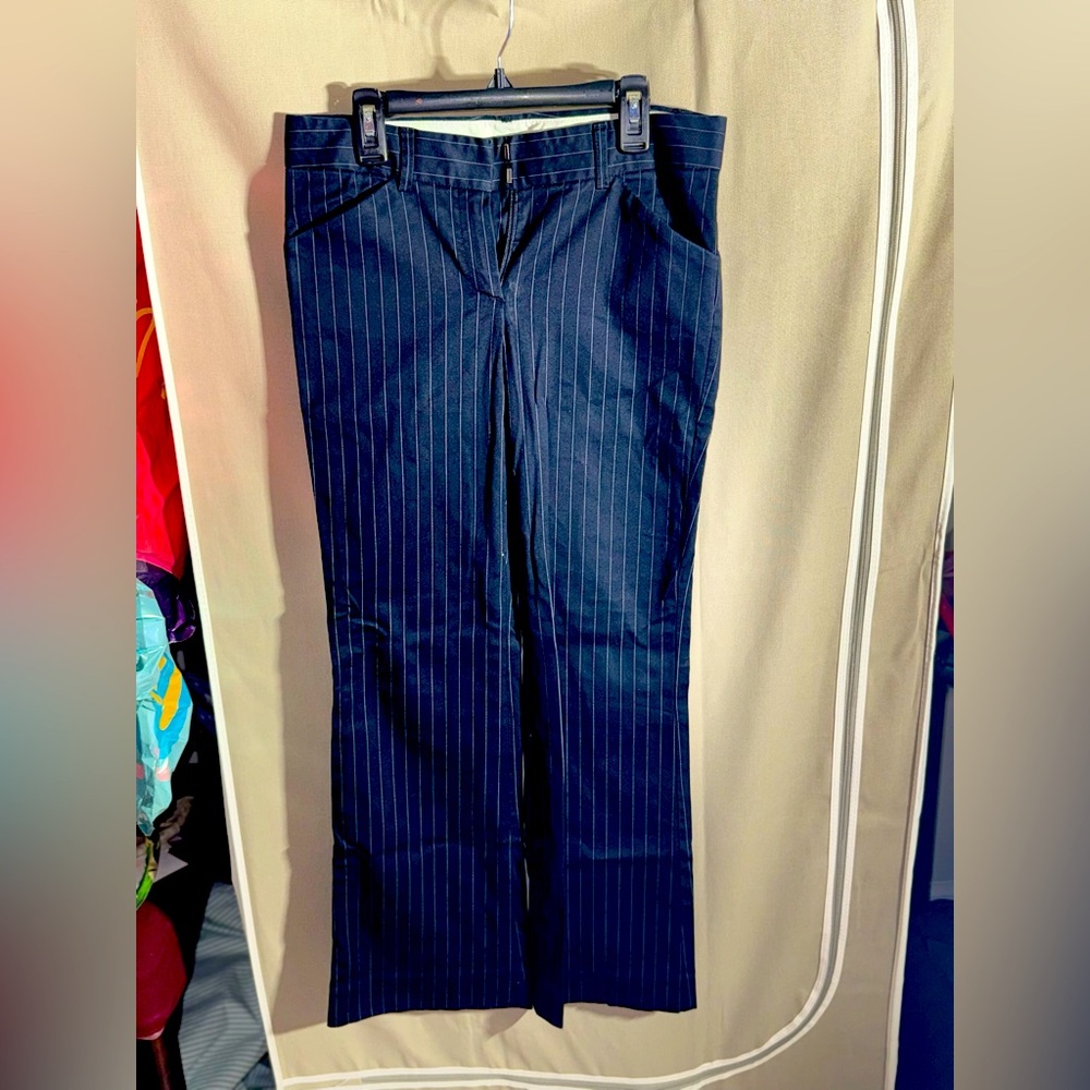 Theory Black pin stripe Trousers - Dress Pants Women - Trousers  - Slacks